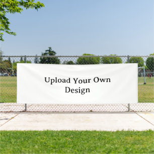 Create Your Own Simple Custom Vinyl 4' x 12'  Banner