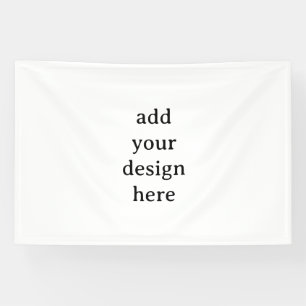 Create Your Own Simple Custom Vinyl 4' x 6' Banner