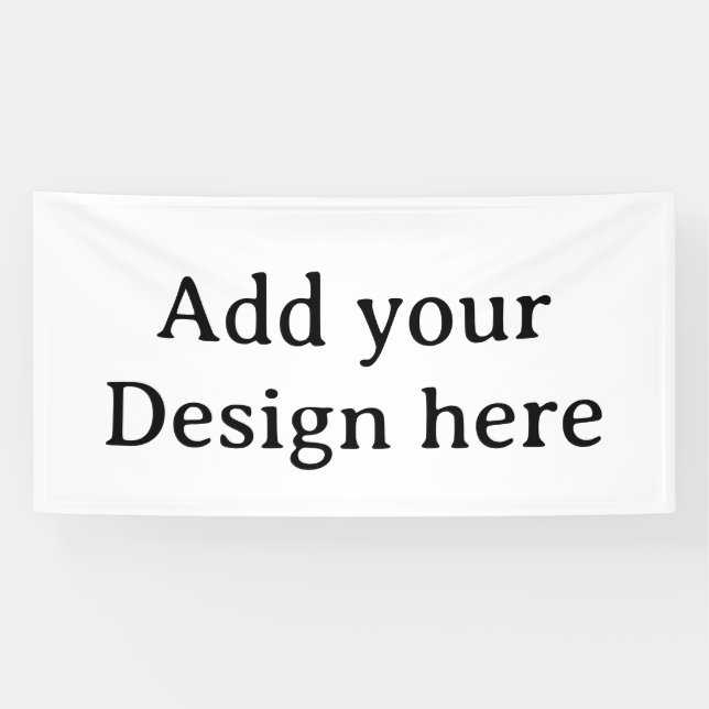 Create Your Own Simple Custom Vinyl 4' x 8' Banner (Horizontal)