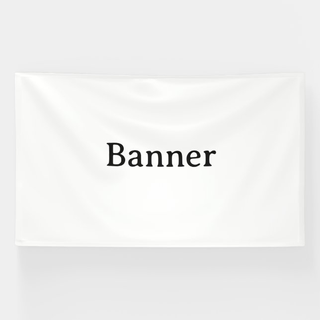 Create Your Own Simple Custom Vinyl 6' x 10' Banner (Horizontal)