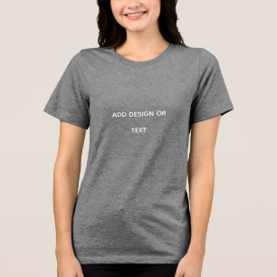 Create Your Own simple Tri-Blend Shirt