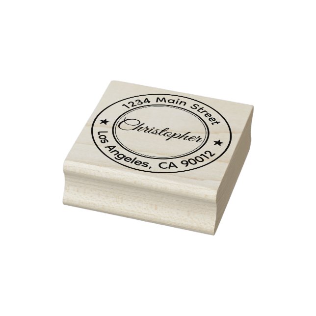 Create Your Own Simple Typography Rubber Stamp  (Stamp)