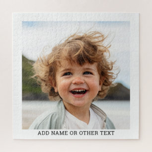 Create Your Own Single Photo Gallery white border Jigsaw Puzzle