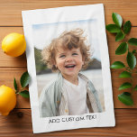 Create Your Own Single Photo Gallery white border Kitchen Towel<br><div class="desc">Add your favourite selfie or portrait of a friend. Use a photo to create a unique and personal gift. If you need to adjust the pictures,  click on the customize tool to make changes.</div>