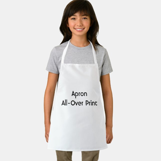 Create Your Own Small All-Over Print Apron (Insitu)