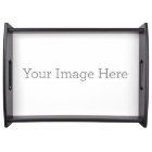 Create Your Own Small Black Serving Tray