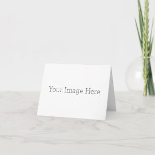 Create Your Own Small Folded Greeting Card