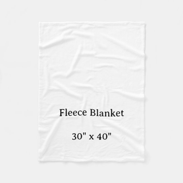 Create Your Own Small Polyester Fleece Blanket (Front)