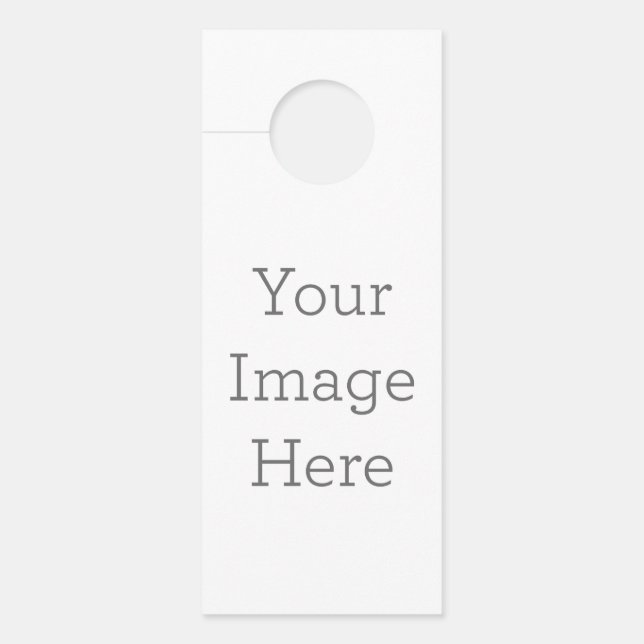 Small Standard Doorhanger, Signature Matte (Front)