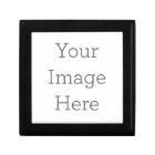 Create Your Own Small Square Black Tile Gift Box