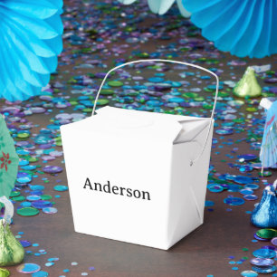 Create Your Own Small Take Out 2" x 2" x 2.75" Favor Box