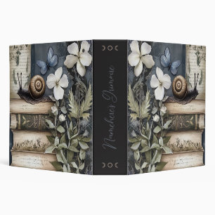 Create Your Own Snail Herbology Books Botanical Binder
