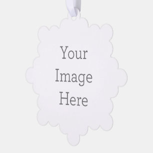 Create Your Own Snowflake Paper Ornament Card