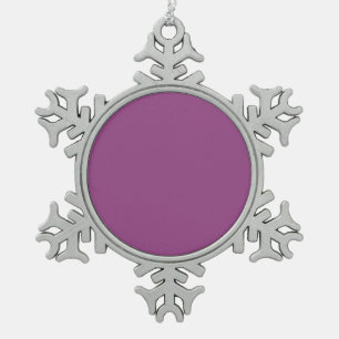 Create Your Own - Snowflake Pewter Christmas Ornament