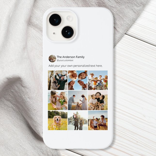 Create Your Own Social Media Photo Collage Case-Mate iPhone Case (Creator Uploaded)