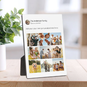 Create Your Own Social Media Photo Collage Plaque