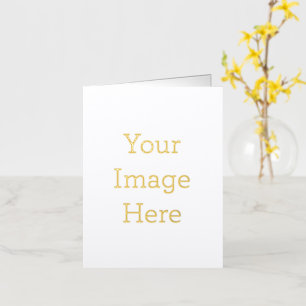 Create Your Own Soft Touch Gold Folded A2 Foil Greeting Card