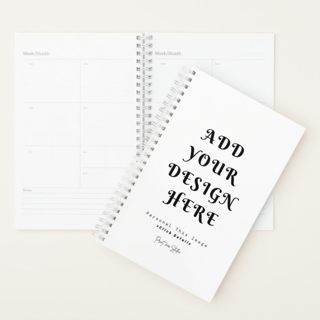 Create Your Own Softcover Spiral Planner (Display)