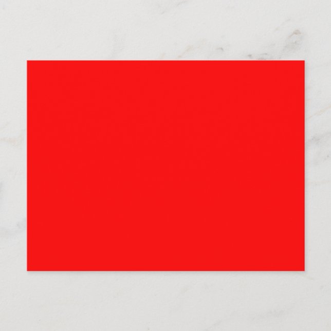 Create Your Own Solid Colour Glossy Postcard (Front)