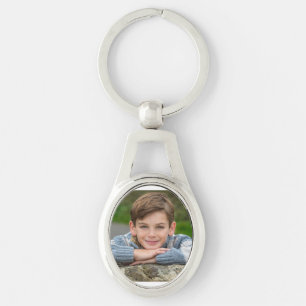 Create Your Own Son Photo Custom Pic Double Sided Keychain