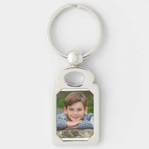 Create Your Own Son Photo Custom Pic Double Sided Keychain
