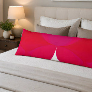 Create Your Own Spanish Red and White Purple Shade Body Pillow