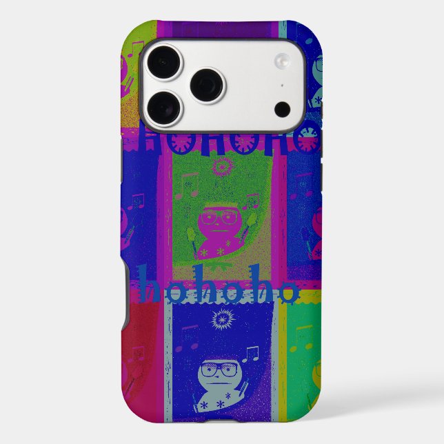 Create Your Own Special Santa HoHoho Pop Art  (Back)