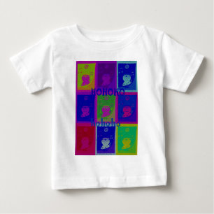 Create Your Own Special Santa HoHoho Pop Art  Baby T-Shirt
