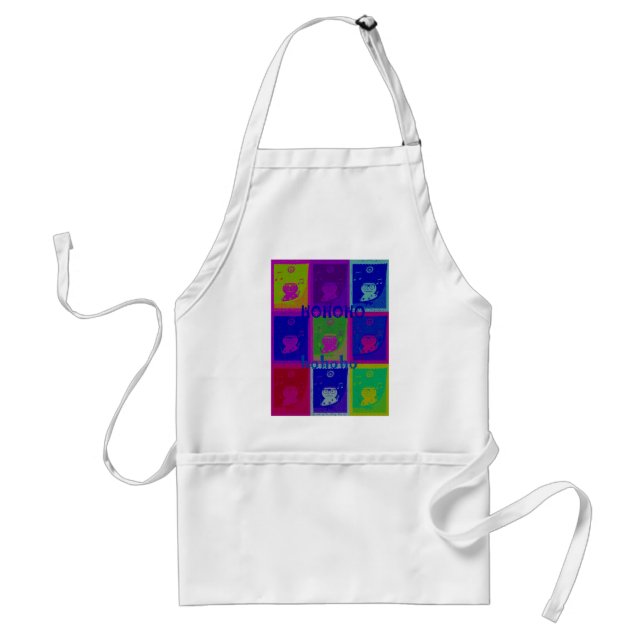 Create Your Own Special Santa HoHoho Pop Art  Standard Apron (Front)