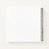 Custom 21.6 cm x 21.6 cm Spiral Notebook (Back)