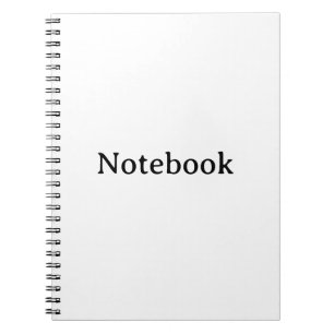 Create Your Own Spiral Photo 6.5" x 8.75" Classic Notebook