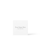 Create Your Own Square Business Card