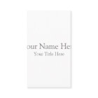 Create Your Own Square Business Card