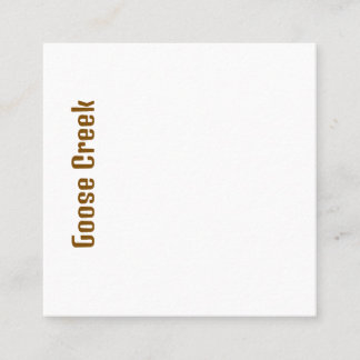 Create Your Own Square Business Card