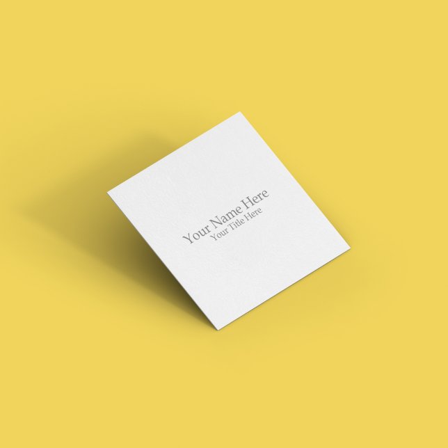Create Your Own Square Business Card (Creator Uploaded)