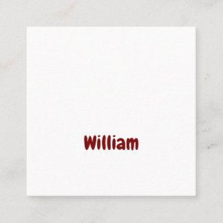 Create Your Own Square Business Card