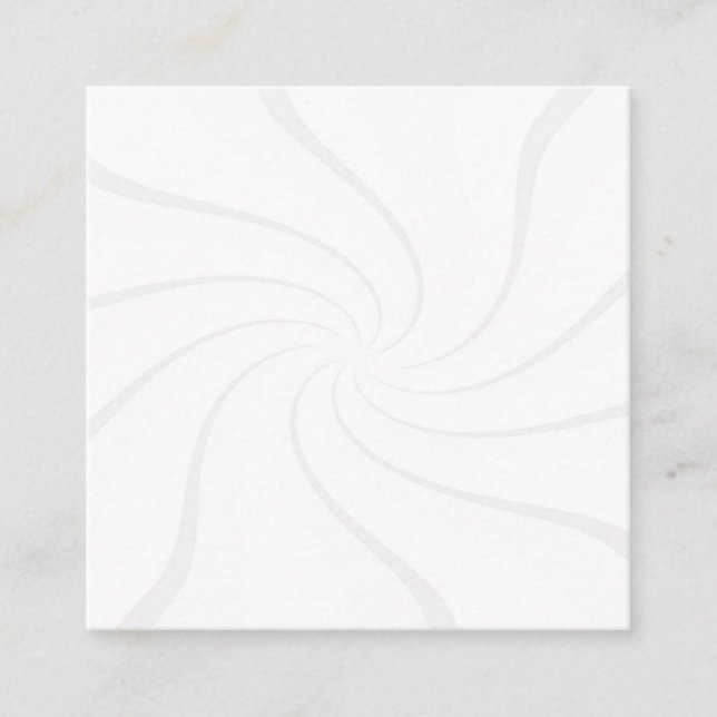 Create Your Own Square Business Card (Front)