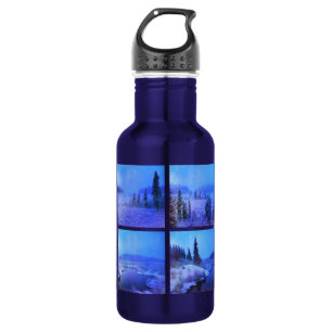 Create Your Own Square Photo Collage 532 Ml Water Bottle