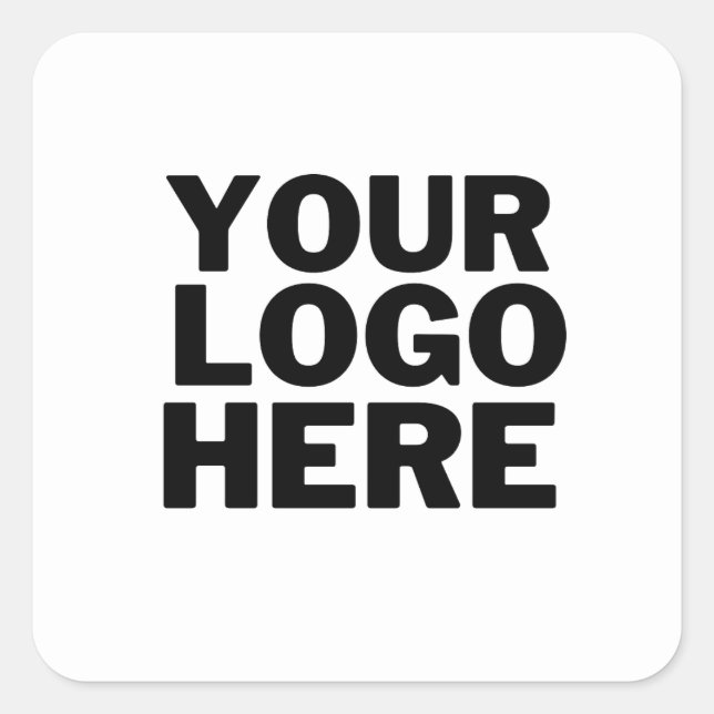 Create your own  square sticker (Front)