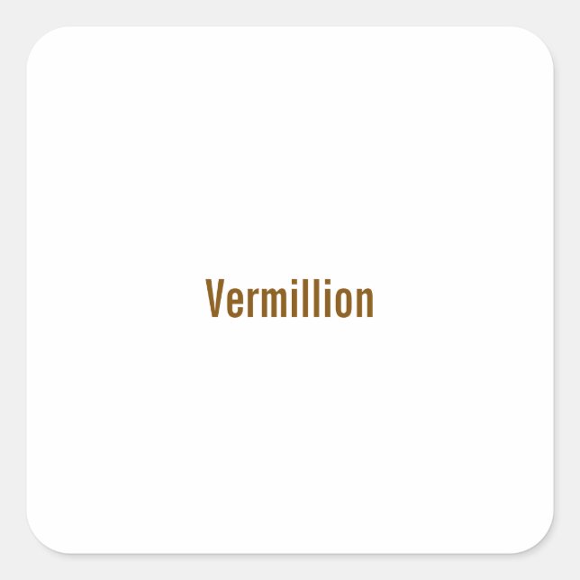 Create Your Own Square Sticker (Front)