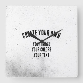 Create Your Own Square Wall Clock