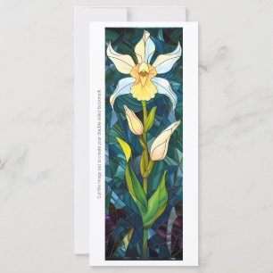 Create Your Own Stained Glass Daffodil Bookmark