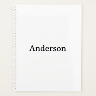 Create Your Own Standard 8.5" x 11" Spiral Planner