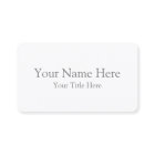 Create Your Own Standard Business Card