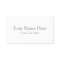 Create Your Own Standard Business Card