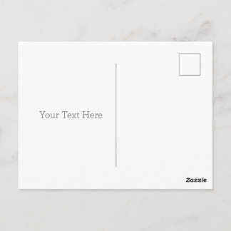 Create Your Own Standard Size Matte Postcard