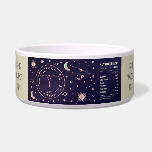 Create Your Own Starry Blue Aries Nutrition (Front)