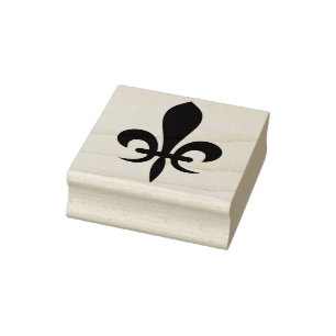 Create Your Own Stately Fleur De Lis Rubber Stamp