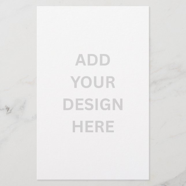 Create Your Own Stationery Paper Size 5.5" x 8.5" (Front)