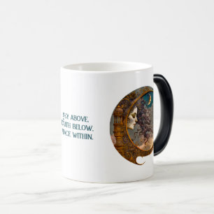 Create Your Own Steampunk Lady of the Moon Magic Mug